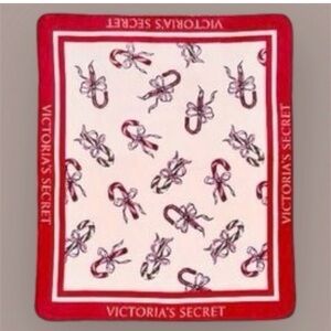 NWTVictoria's Secret Pink and Red Floral Blanket